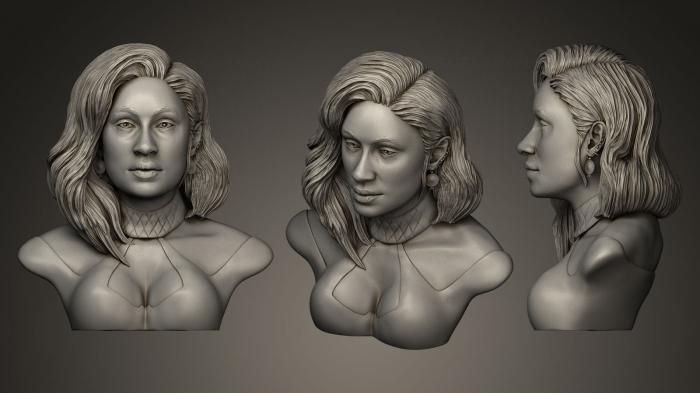 Busts and bas-reliefs of famous people (BUSTC_0092) 3D model for CNC machine
